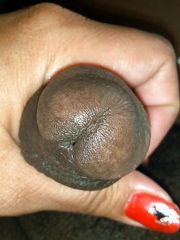 Hot black MILF services dickhead and
