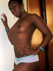 Hot Ebony teens showing off their sexy